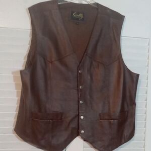 Genuine Leather Scully Vest